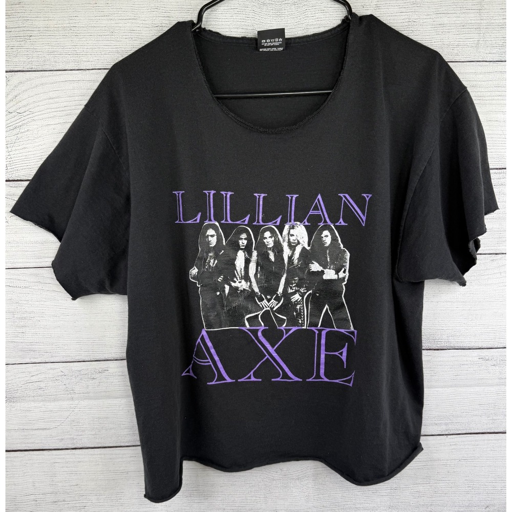 Lillian Axe 1991 Tour T Shirt Vintage Screen Stars Best‎ XL Black